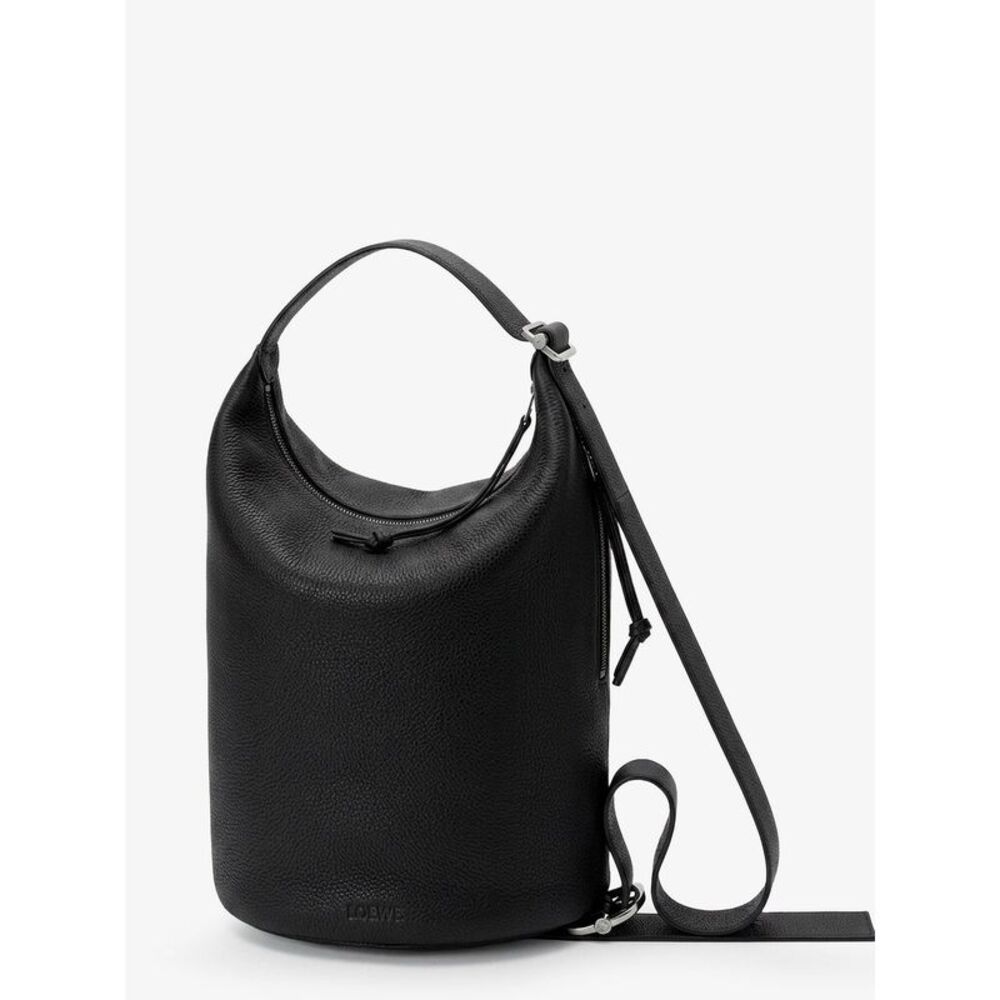 Loewe Men Loop Leather Crossbody Bag